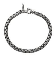 Bracciale Giovanni Raspini Uomo Veneziana Black in Argento 12399L - 12399L
